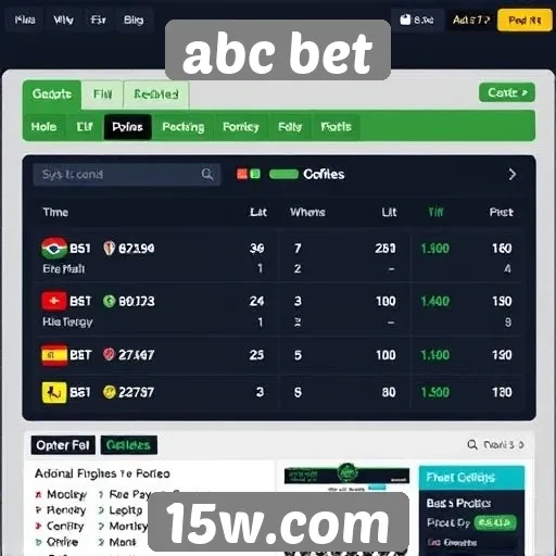 Comparação de odds no abc bet e concorrentes
